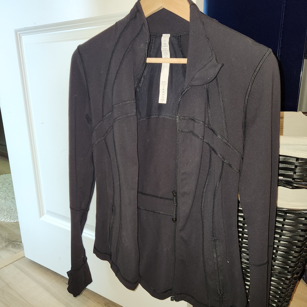 Lululemon Athletica Black Zip Up Jacket